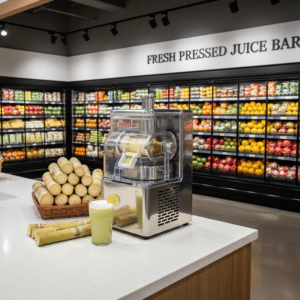 Implementing Live Sugarcane Juicing Stations in Grocery Stores: Operations & ROI