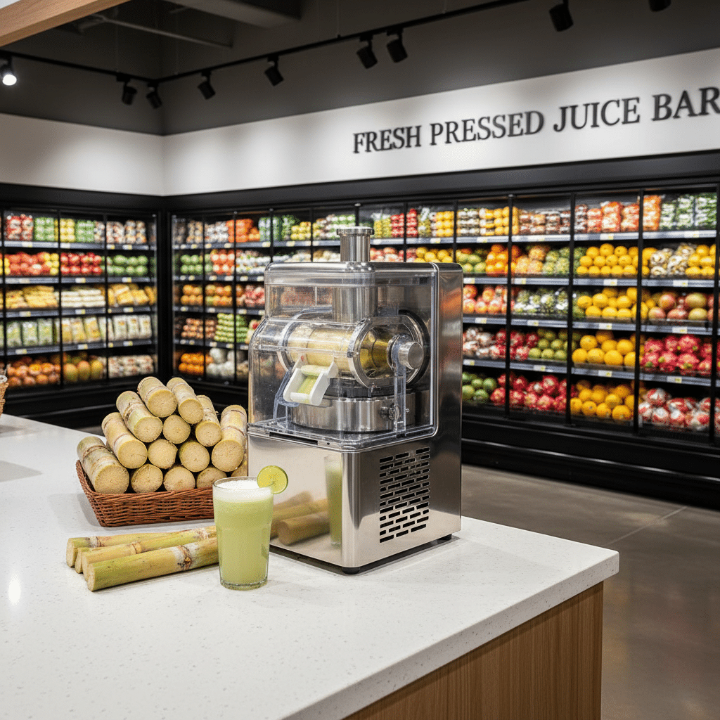 Implementing Live Sugarcane Juicing Stations in Grocery Stores: Operations & ROI
