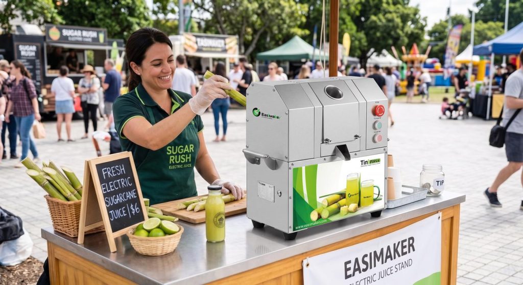 Weight and Portability: Choosing the Right Sugarcane Machine for Pop-Up Events