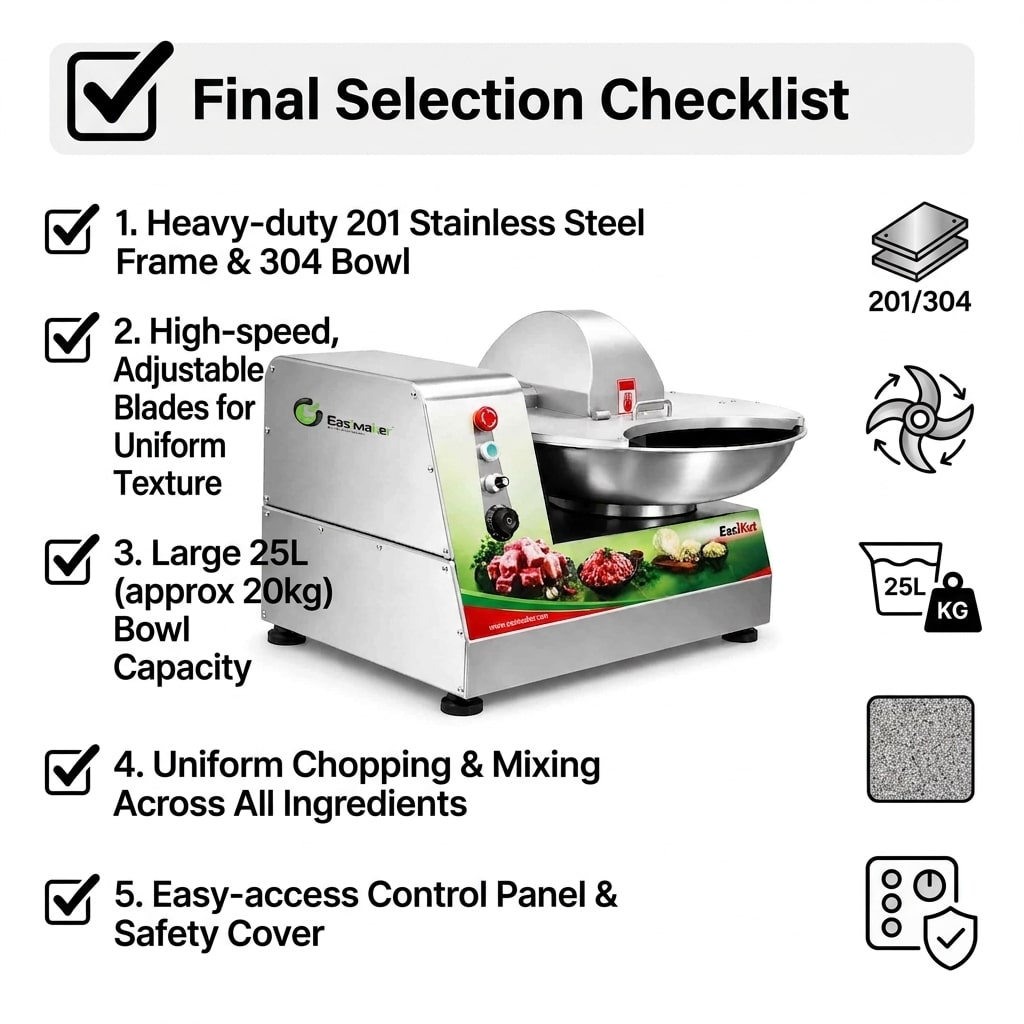Final Selection Checklist