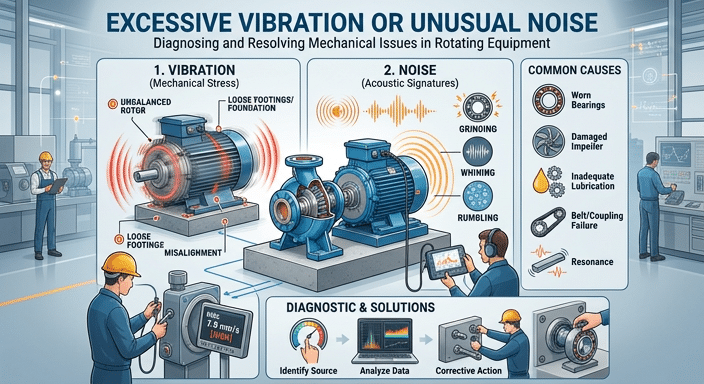 Excessive Vibration or Unusual Noise