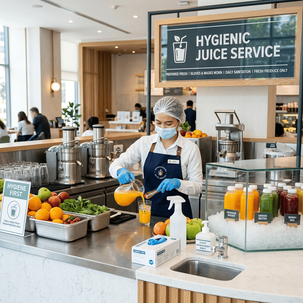 Hygienic juice service