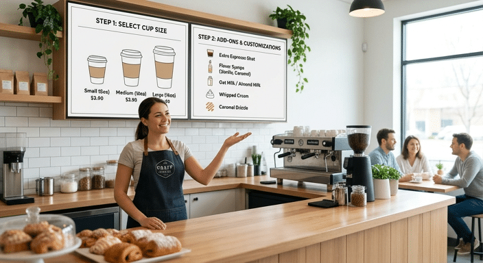 Build a Menu Around Cup Sizes and Add-Ons