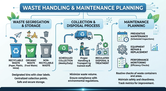 Waste Handling and Maintenance Planning