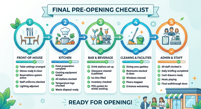 Final Pre-Opening Checklist