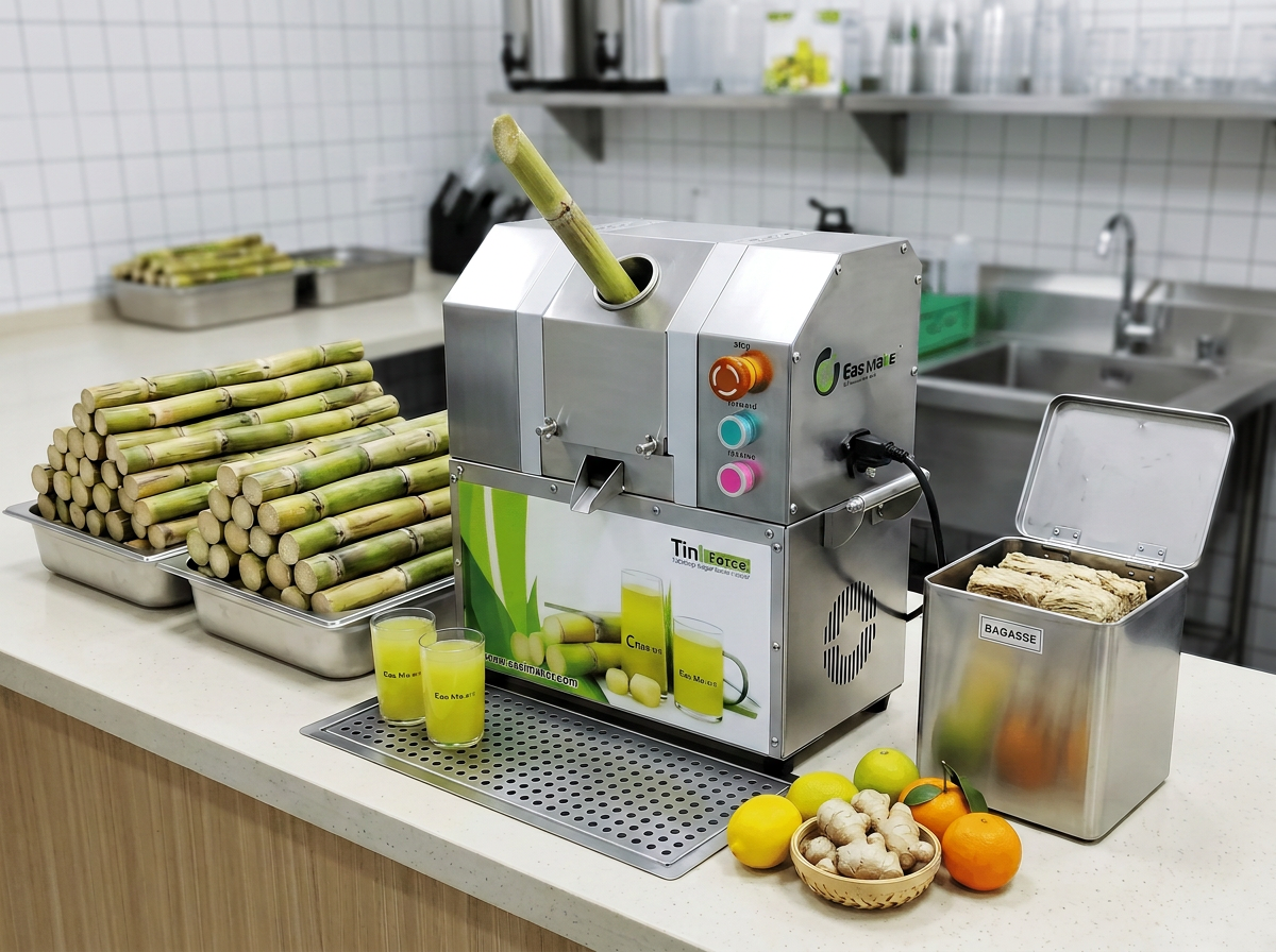 TiniForce S3 placed on a clean commercial counter with adequate workstation clearance