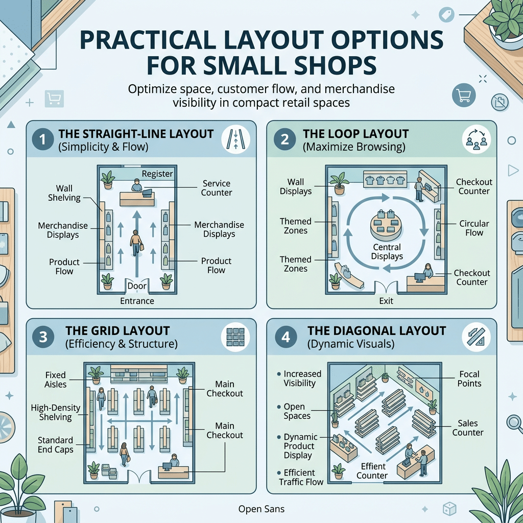 Practical Layout Options for Small Shops