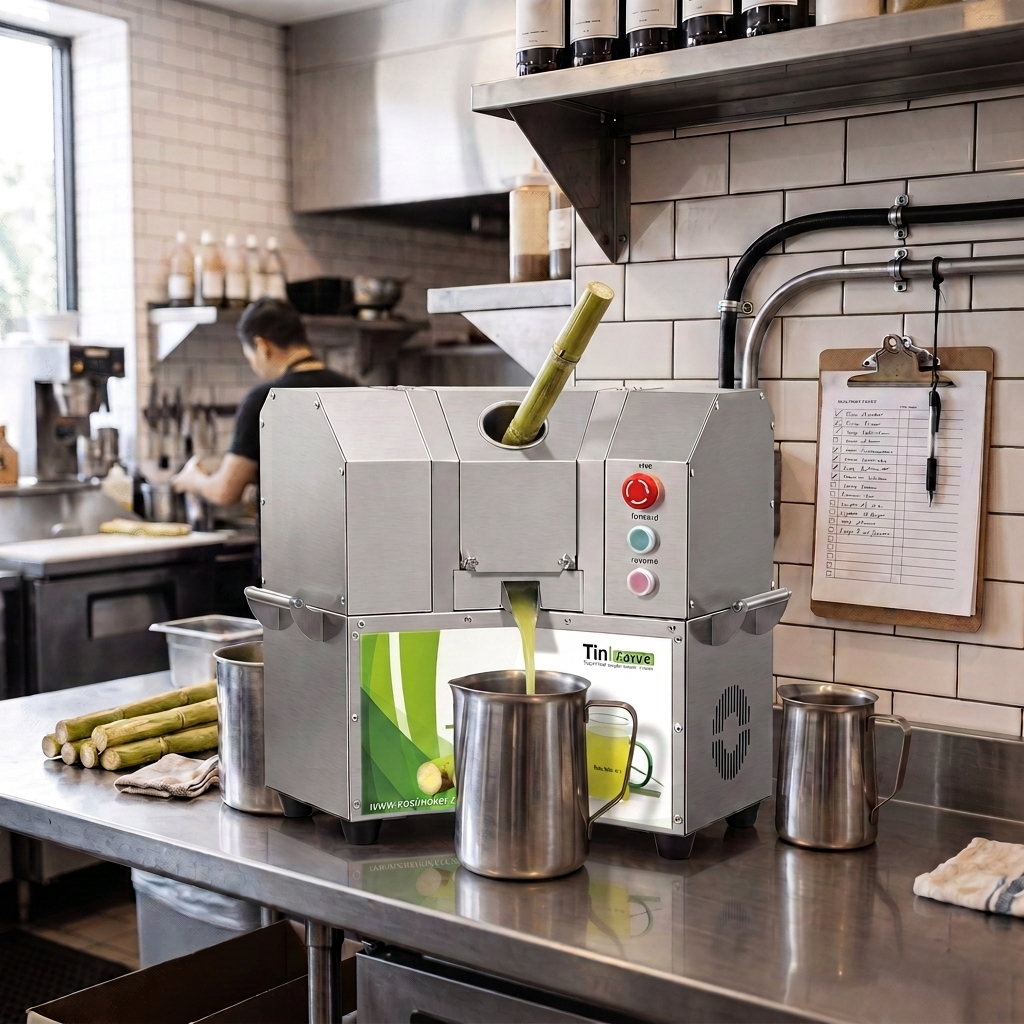 Electrical checklist inspection for a commercial sugarcane juice machine