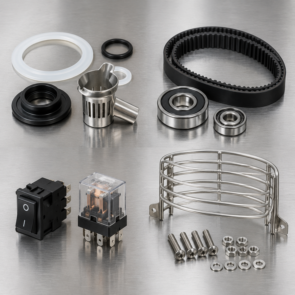 Four categories of commercial sugarcane juicer replacement parts